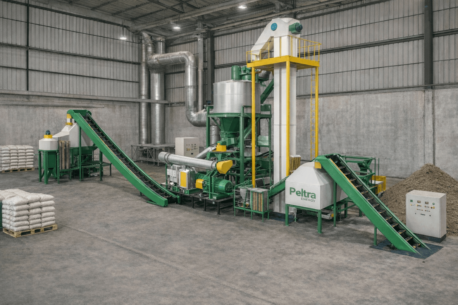 5 TPH Complete Pellet Plant
